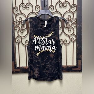 Bella Canvas All Star Mama camo sleeveless tank top